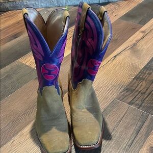 Twisted X Women's Boots - Purple and Tan